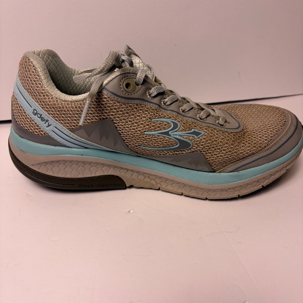 Gravity Defyer G-Defy Mighty Walk Shoes Women's 9.5 Gray Blue Comfort Fit - Picture 7 of 14